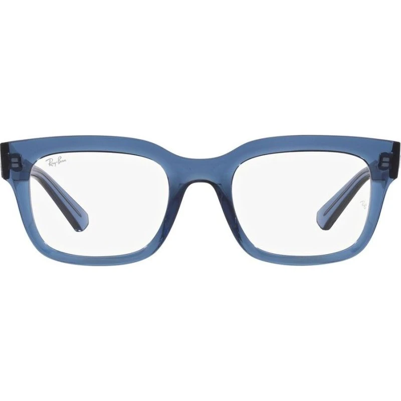 Ray-Ban Chad Rx 7217 Lunettes de Vue Géométriques Bleues 52mm