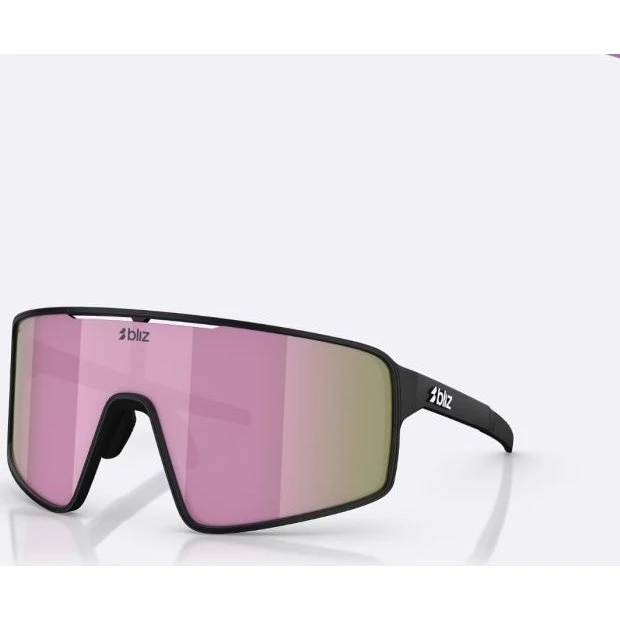 Bliz P001 L Lunettes de Sport Noires avec Verre Marron Rose
