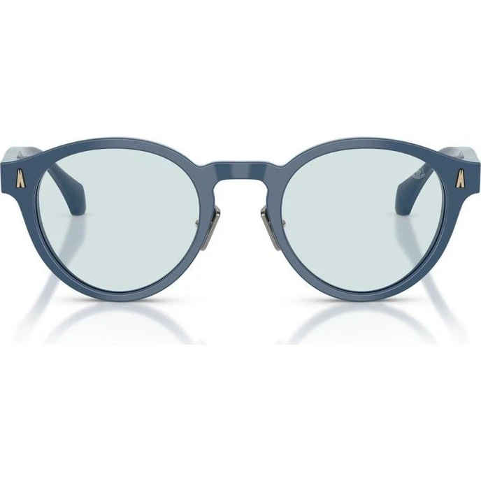 Moncler Ember ME6017D Lunettes de Soleil Rondes Bleues Unisexe