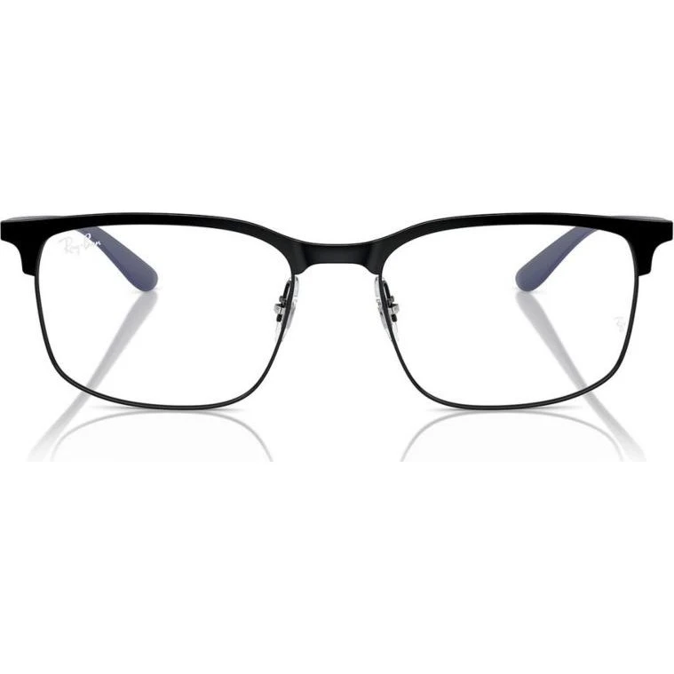 Ray-Ban RX 6518 Lunettes de Vue Carrées Unisexe Noir 55mm