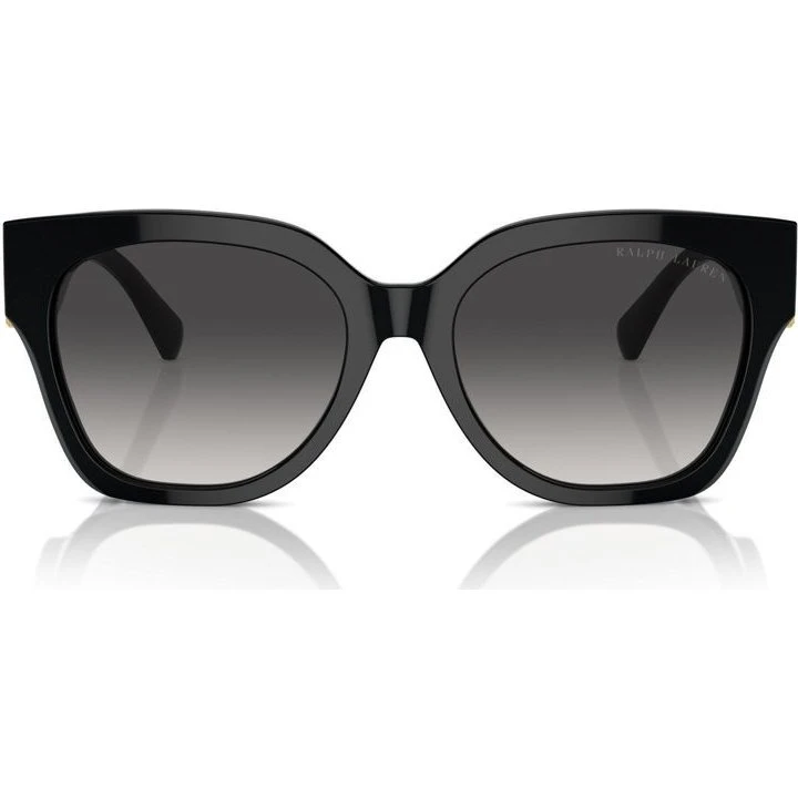 Ralph Lauren RL 8221 Lunettes de Soleil Papillon Noir et Gris