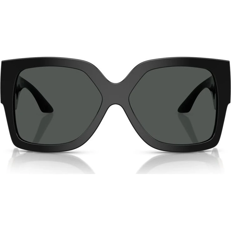 Versace Greca VE 4402 Lunettes de Soleil Oversize Femme - Noir/Gris