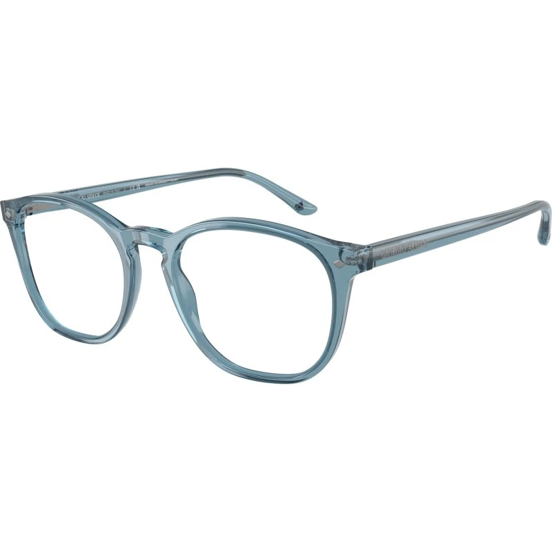 Giorgio Armani Homme AR7074 6071 - Montures Optiques Pantos Bleues