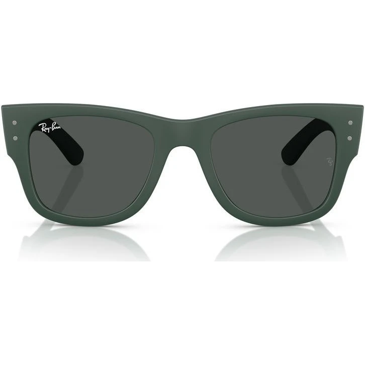 Ray-Ban RB 4840S Lunettes de Soleil Carrées Vertes et Grises