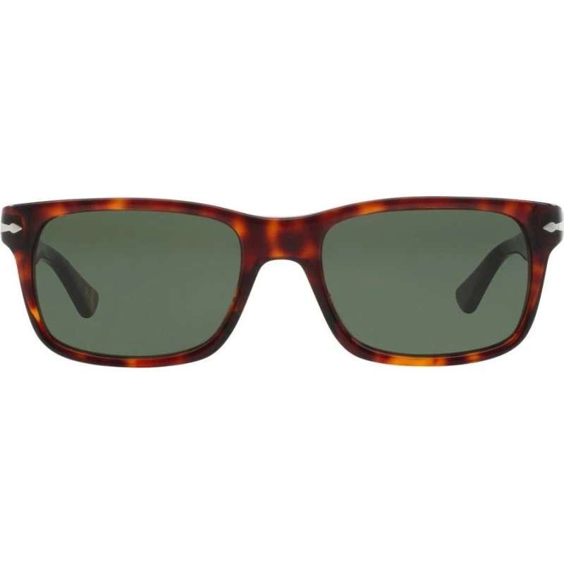 Persol PO 3048S Lunettes de Soleil Homme Carrées Havane Gris 58mm