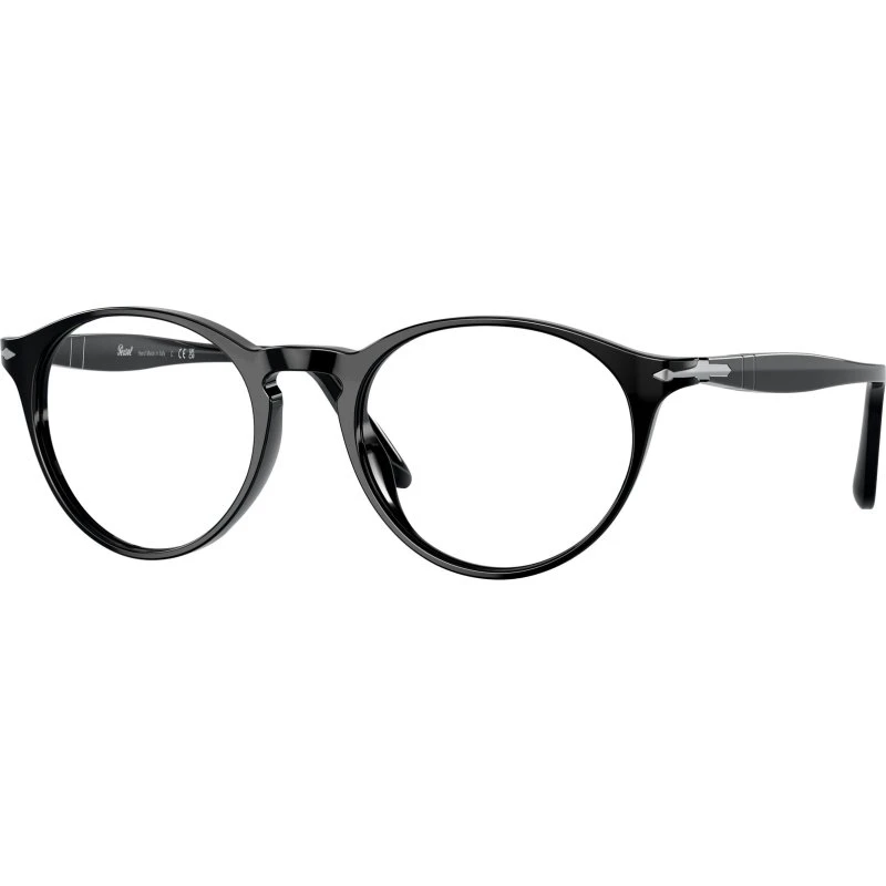Persol PO3092V 9014 - Montures Optiques Pantos en Acétate Noir