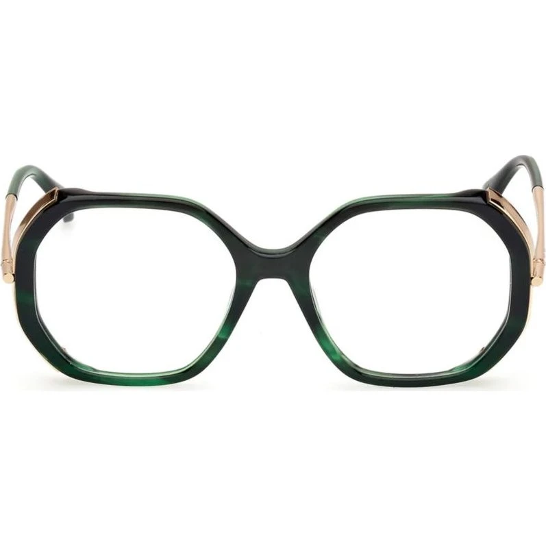 Max Mara MM5138 Lunettes de Vue Géométriques Vertes - Femme