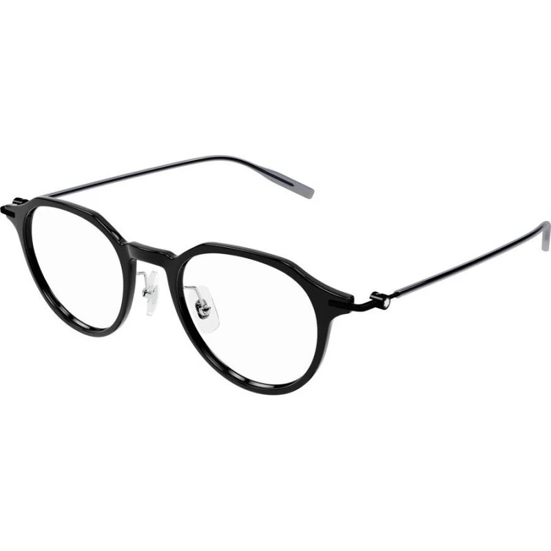 Montblanc MB0355O Lunettes de Vue Pantos Noires 49mm