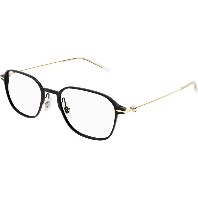 Montblanc MB0358O Lunettes de Vue Homme Géométriques Noires 51mm