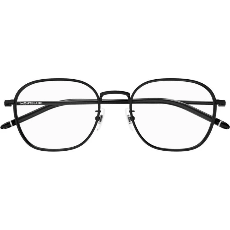 Montblanc MB0368OA Lunettes de Vue Homme Géométriques Noires 52mm