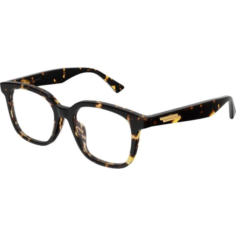 Bottega Veneta BV1334O Lunettes de Vue Carrées Havane 52mm