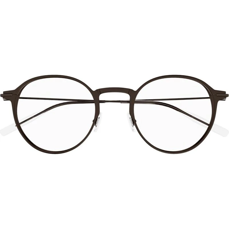 Montblanc MB0357O Lunettes de Vue Homme Pantos Marron 49mm