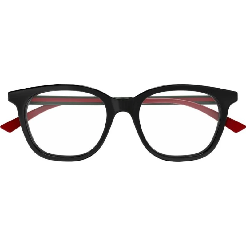 Gucci GG1864O Lunettes de Vue Carrées Noires pour Femme