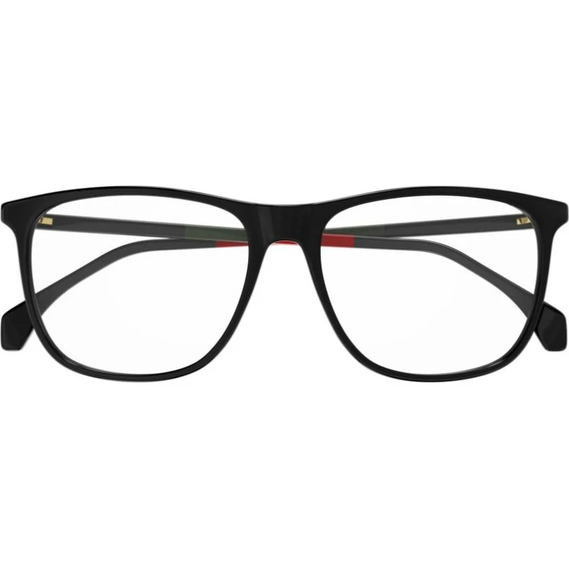 Gucci GG0554O Lunettes de Vue Homme Géométriques Noires 55mm