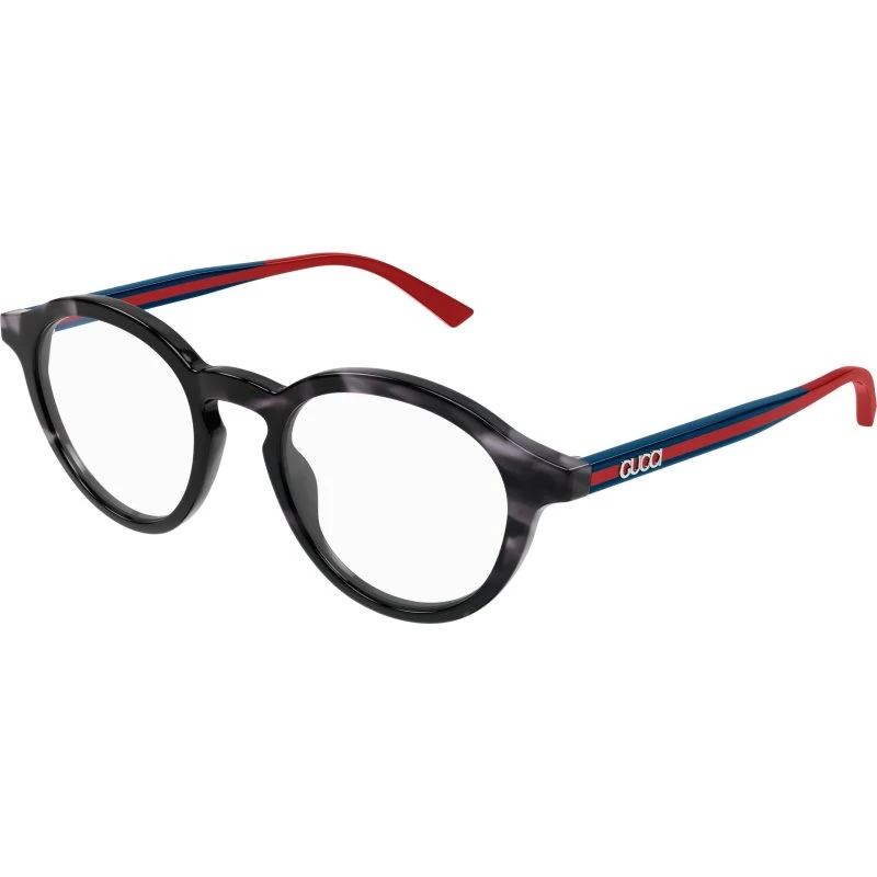 Gucci Homme GG1871O 004 - Lunettes Optiques Rondes en Acétate Havane
