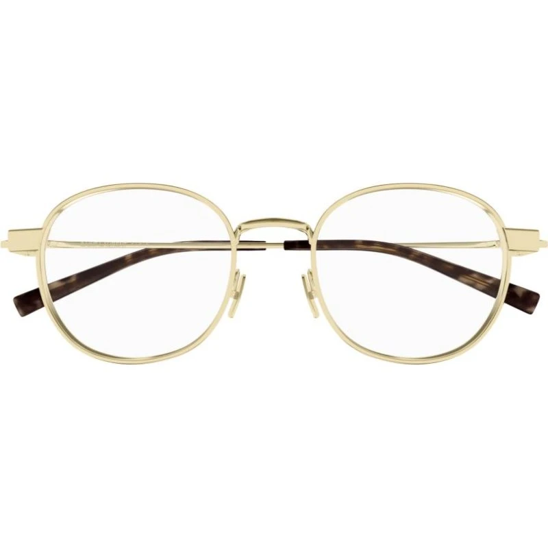 Saint Laurent SL 785 Lunettes de Vue Rondes Dorées 50mm
