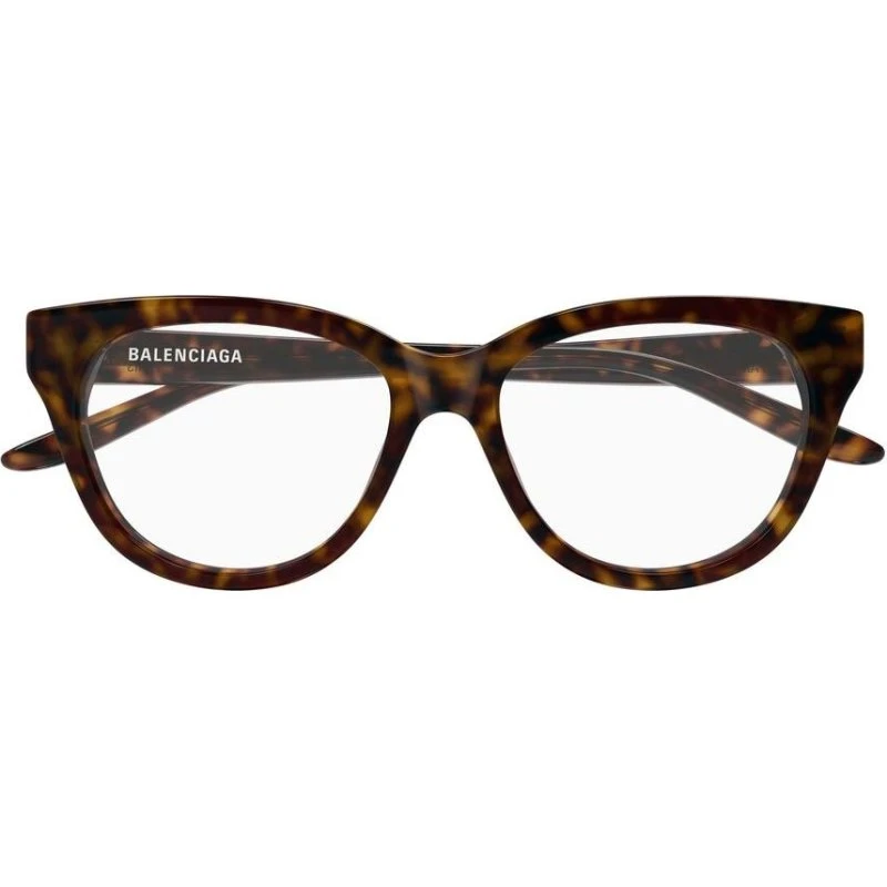 Balenciaga BB0441O Lunettes de Vue Papillon Havana 53mm