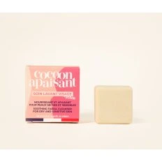 Lamazuna Cocoon Apaisant - Nettoyant Visage Solide