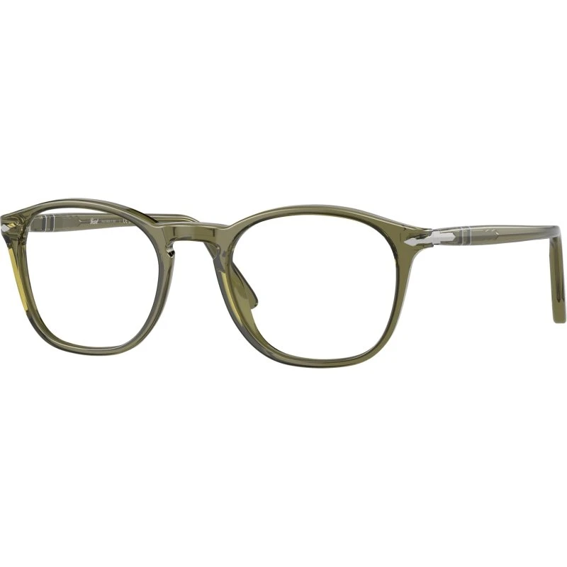 Persol PO3007V 1142 Montures Optiques Carrées Vert Transparent