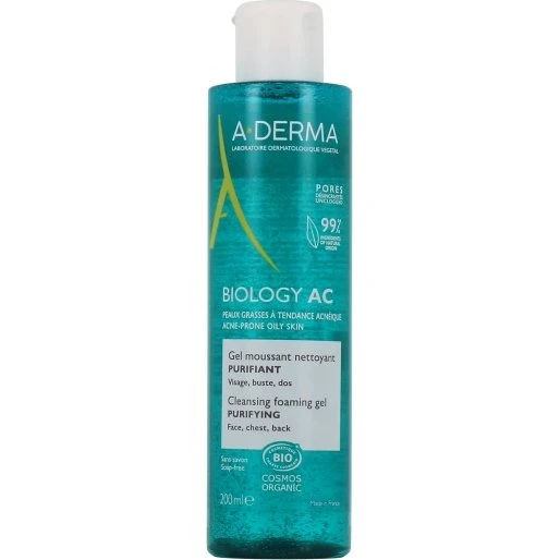 A-Derma Biology AC Gel Moussant Purifiant 200 ml