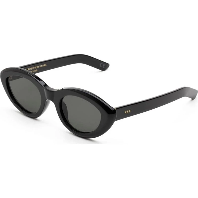Retrosuperfuture W4A Cocca Lunettes de Soleil Cat Eye Noir et Gris