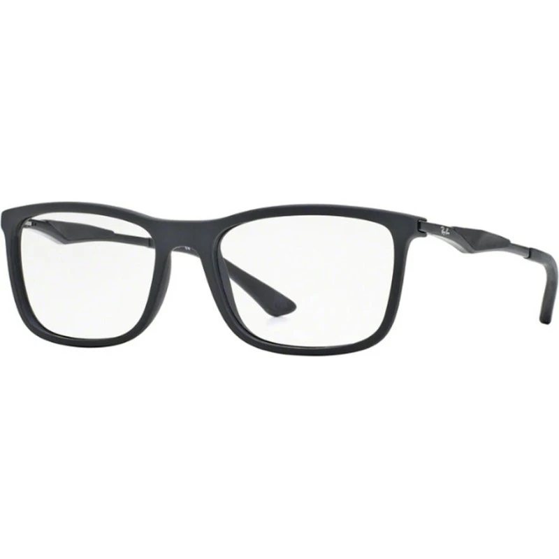 Ray-Ban RX7029 2077 Montures Optiques Carrées Noires pour Homme