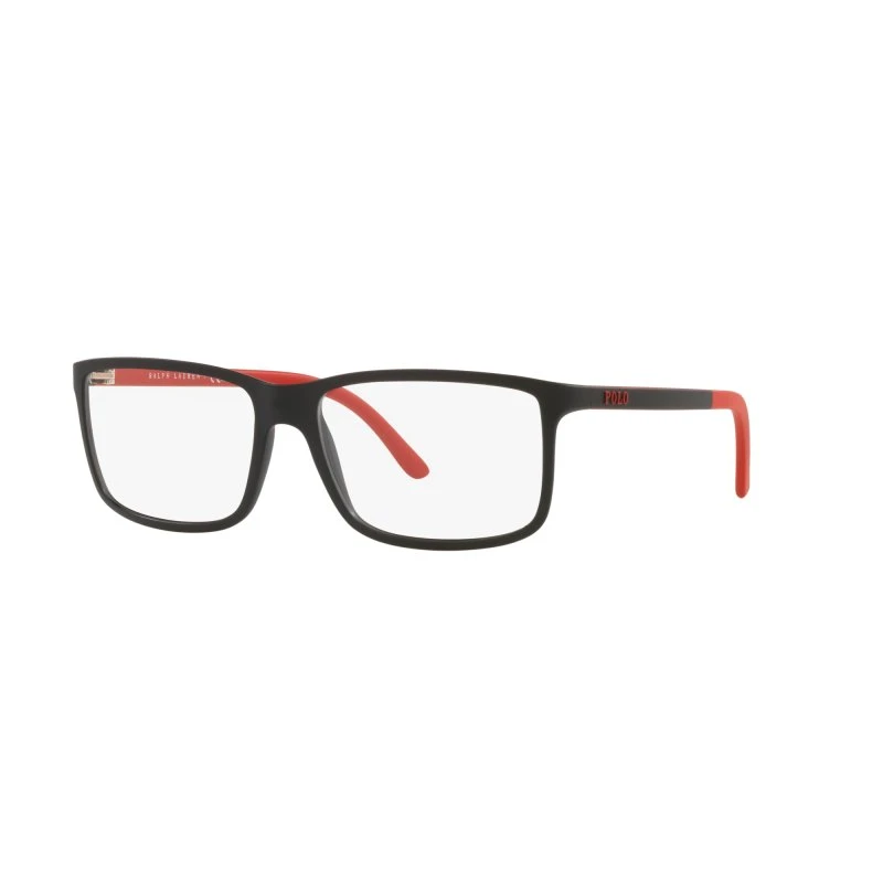 Polo Ralph Lauren PH2126 5504 Lunettes Optiques Carrées Noires Homme