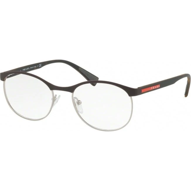 Prada Linea Rossa Montures Optiques Pantos en Métal PS 50IV