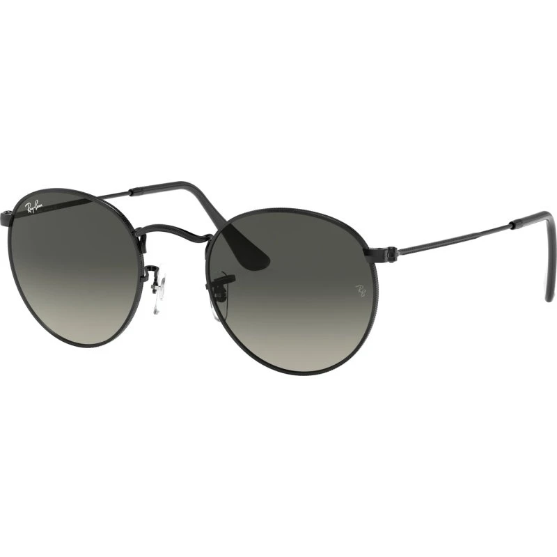 Ray-Ban RB3447N Round Metal Lunettes de Soleil Homme - Noir/Gris