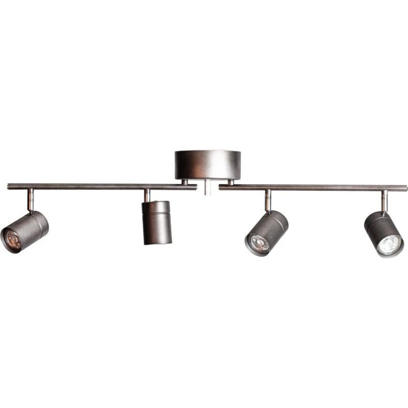 By Rydéns Spot pour plafond Correct, 4 lampes, gris, GU10