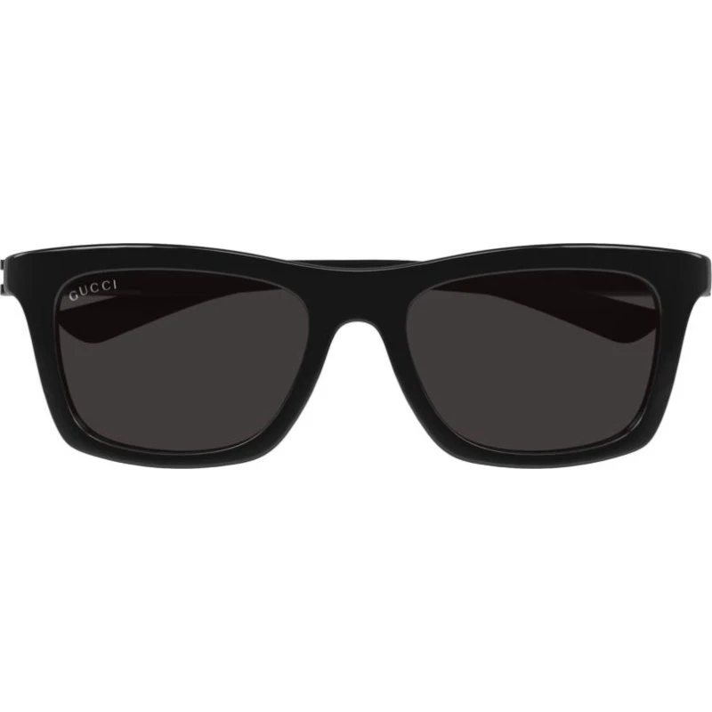 Gucci GG1735S Lunettes de Soleil Homme Carrées Noires et Grises