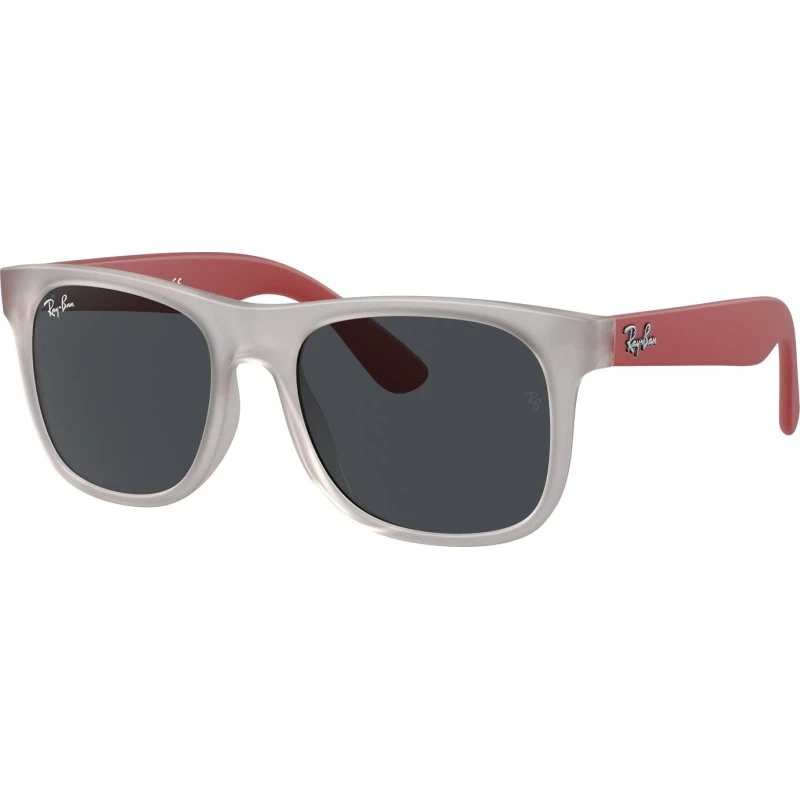 Ray-Ban Junior Justin RJ9069S - Lunettes de Soleil Carrées Grises