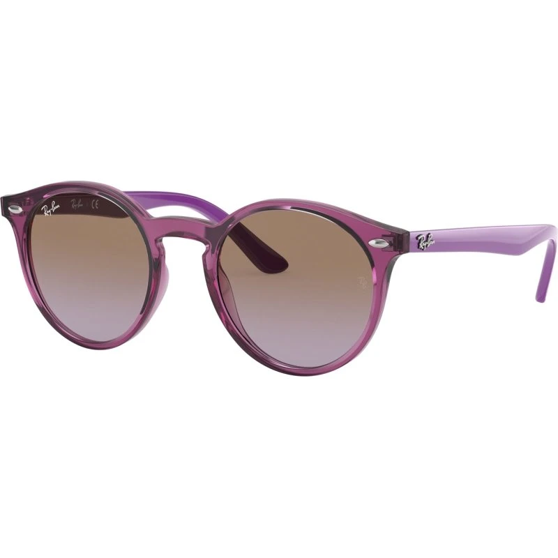 Ray-Ban RJ 9064S Junior Lunettes de Soleil Rondes Violettes