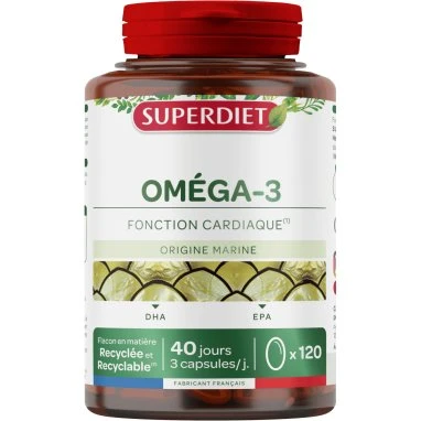 Super Diet Oméga 3 DHA EPA 120 capsules