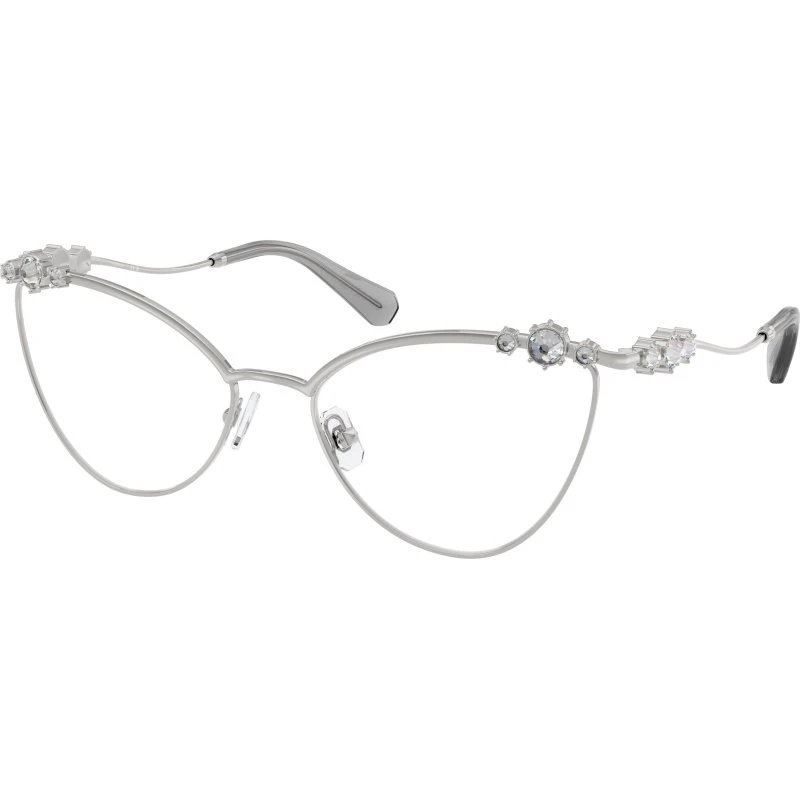 Swarovski SK1033 4001 Lunettes de vue Cat Eye Argent
