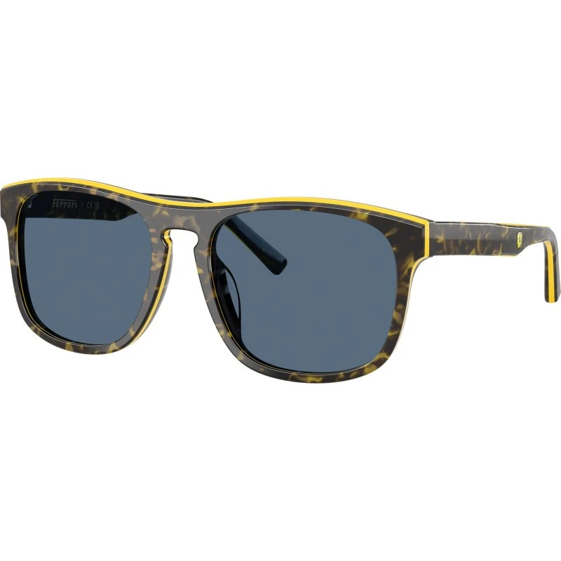 Ferrari Scuderia FZ6020U Lunettes de Soleil Carrées en Acétate Bleu