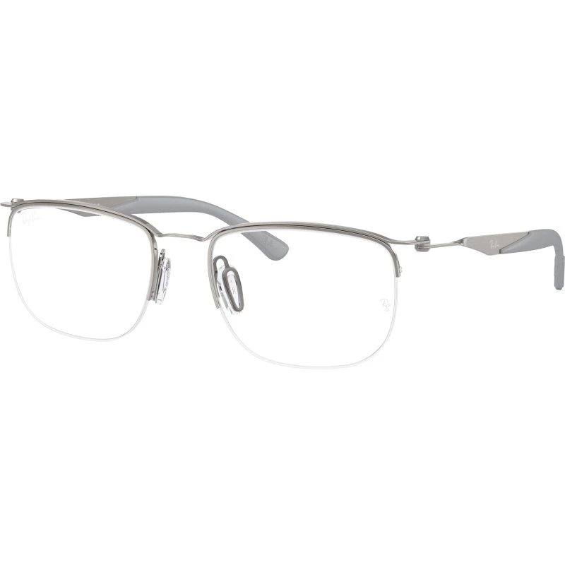 Ray-Ban RX7552 Montures Optiques Métal Carré Gris Transparent