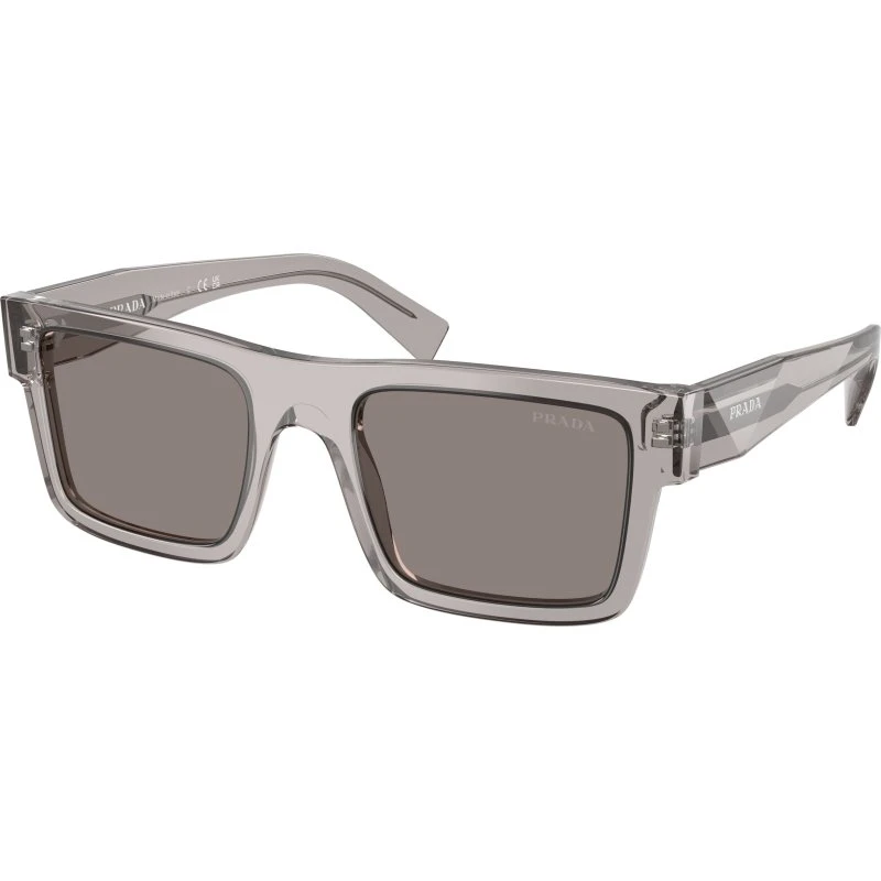 Prada Homme Lunettes de Soleil PR 19WS 10J80Q Carrées Grises