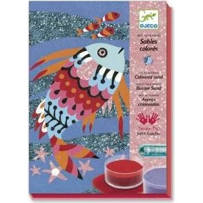 Djeco Sables Arc-en-ciel de Poissons