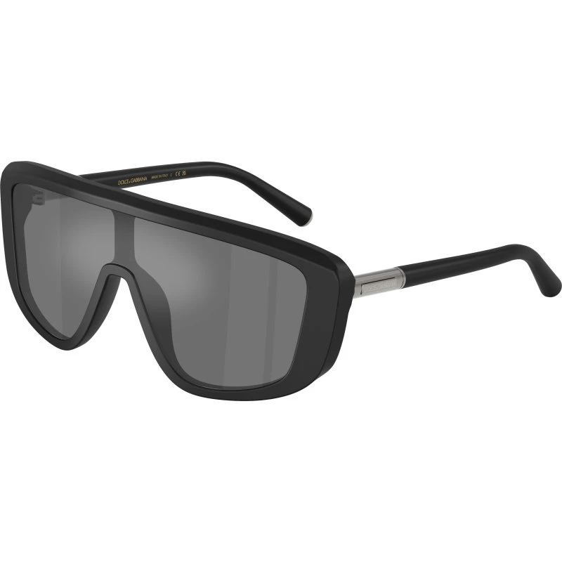 Dolce & Gabbana DG4520 Lunettes de soleil Carrées Noires Miroir