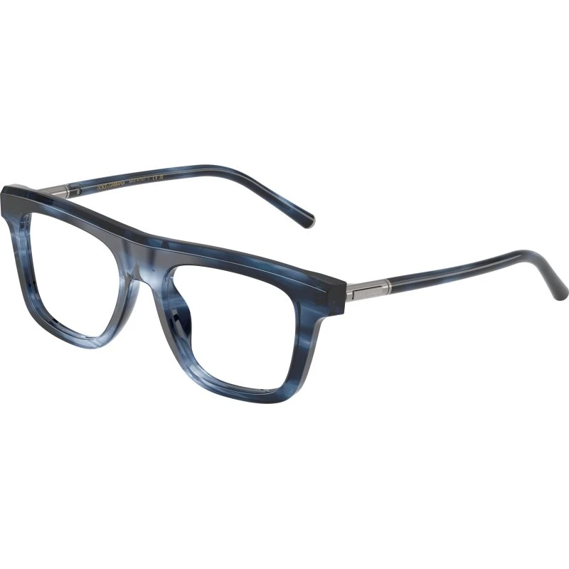 Dolce & Gabbana DG3434 Homme - Lunettes de vue Carrées Bleues