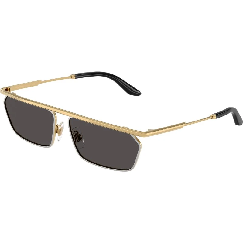 Dolce & Gabbana DG2327 Lunettes de soleil Carrées Or et Gris
