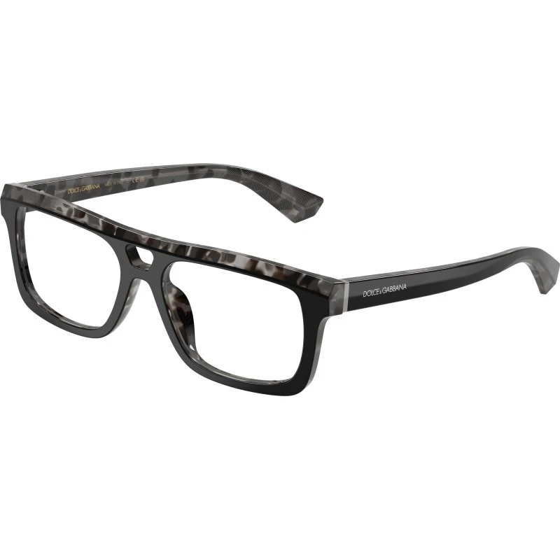 Dolce & Gabbana DG3431 3403 Montures Optiques Carrées Noires
