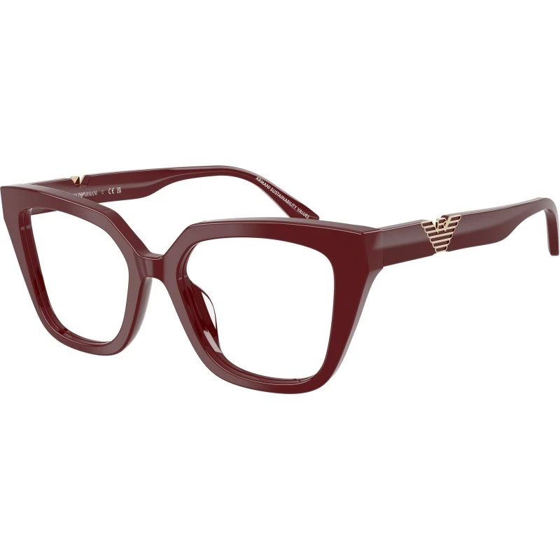 Emporio Armani EA3267U 6323 Montures Optiques Cat Eye Rouge