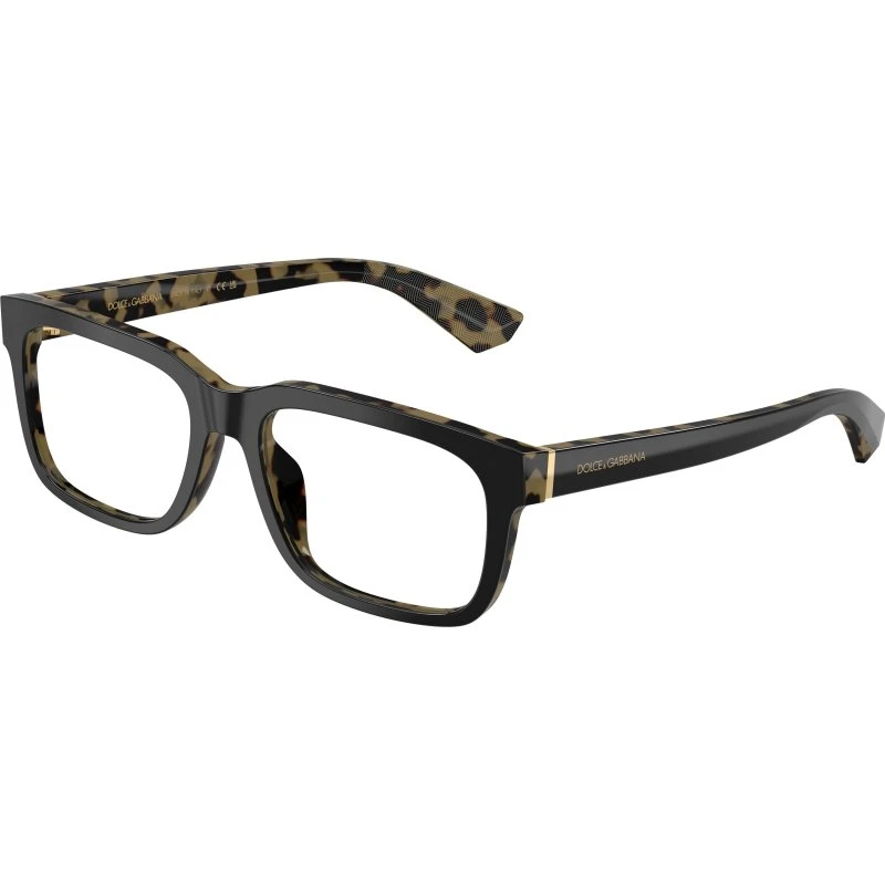 Dolce & Gabbana DG3432 3404 - Lunettes de vue carrées en acétate noir