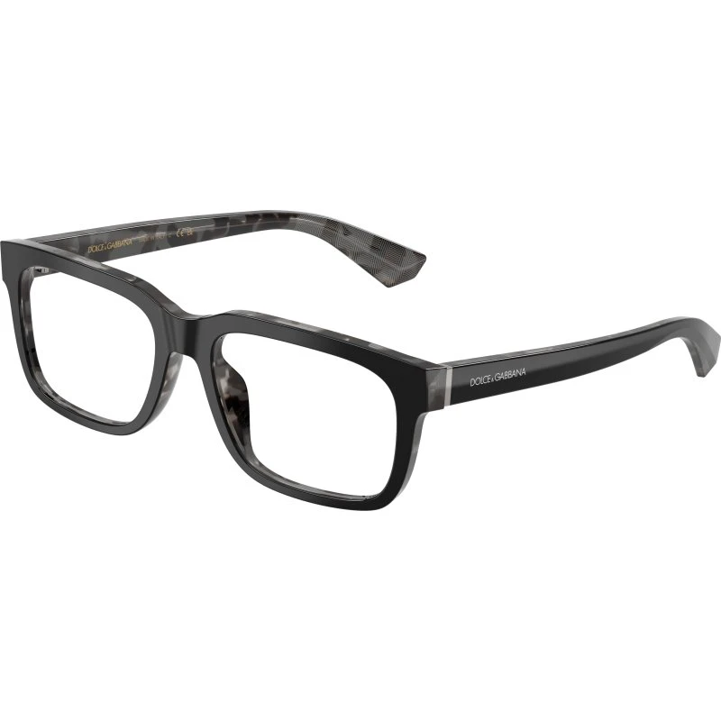 Dolce & Gabbana DG3432 3403 - Lunettes de vue carrées en acétate noir
