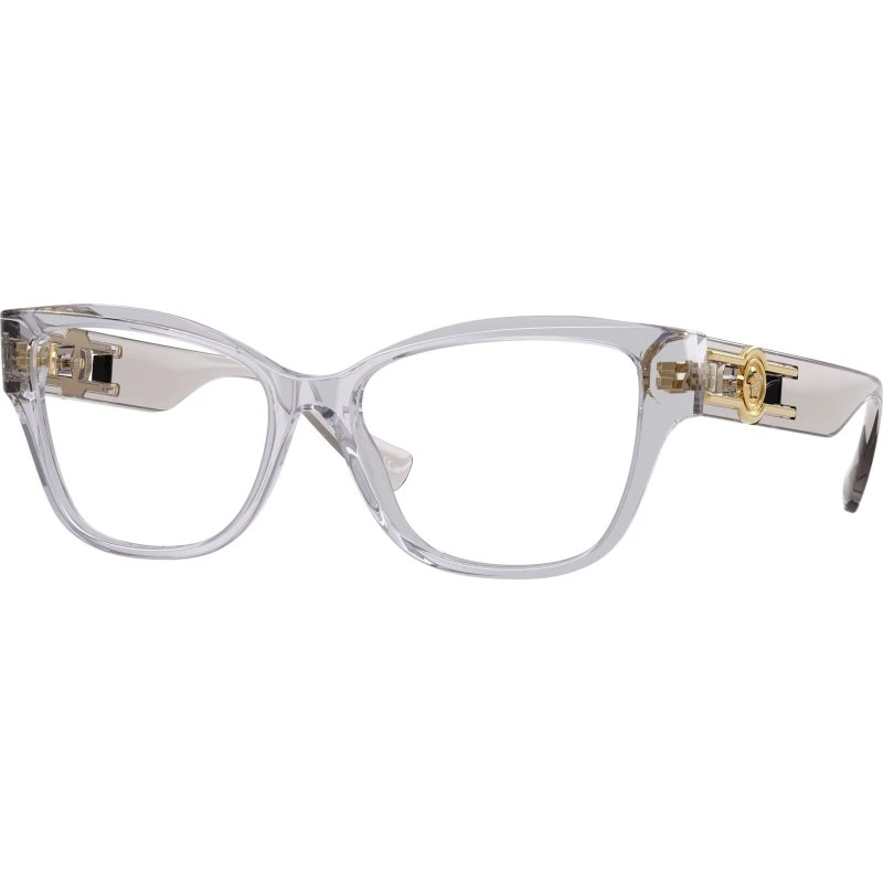 Versace VE3347 5305 Lunettes de Vue Acétate Gris - Femme