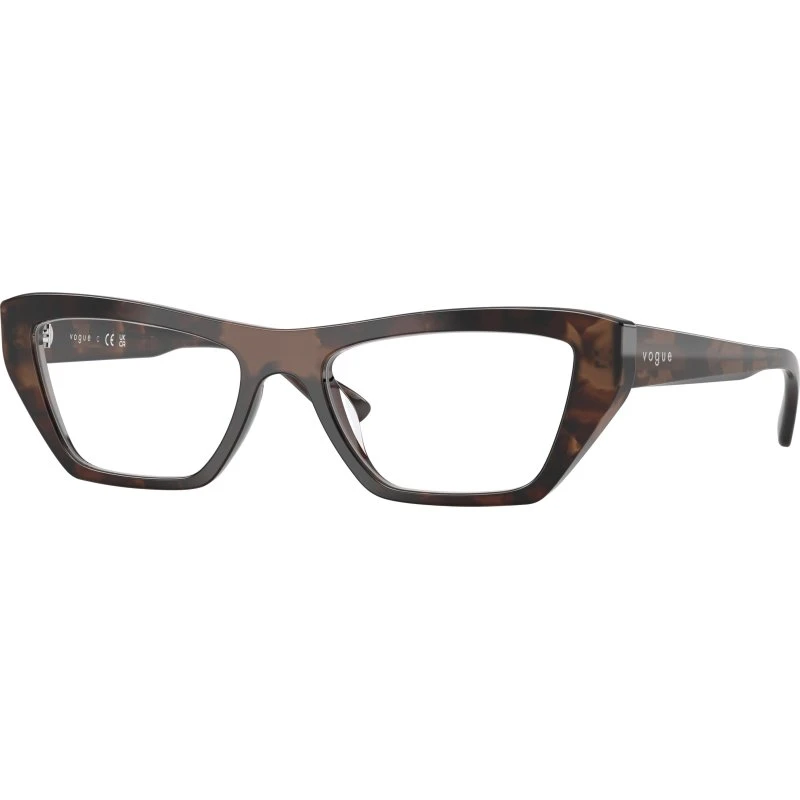 VOGUE EYEWEAR VO5701U 3279 - Monture Cat Eye Marron Transparent