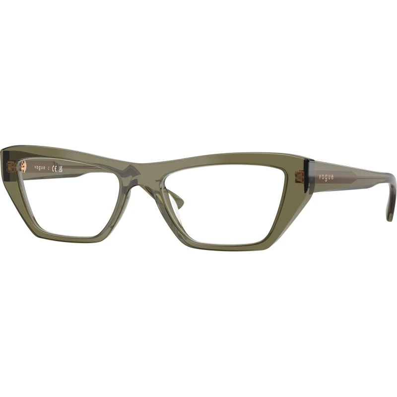 VOGUE EYEWEAR VO5701U 3289 Montures Optiques Cat Eye Vert Transparent