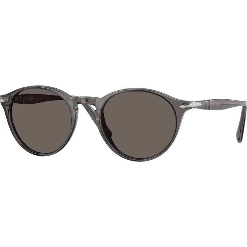 Persol PO3092SM 1196B1 Lunettes de Soleil Rondes en Acétate Gris